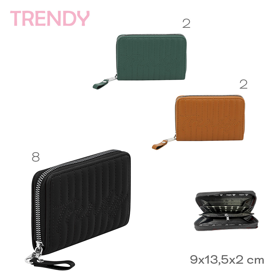 BILLETERA TRENDY T2 9X13.5X2CM ART 18636 BAO