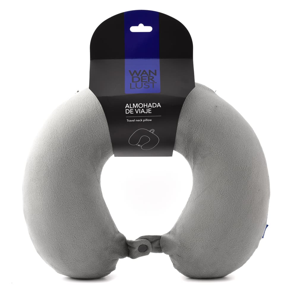 ALMOHADA DE VIAJE MEMORY FOAM WANDERLUST ART 38204 CAÑ