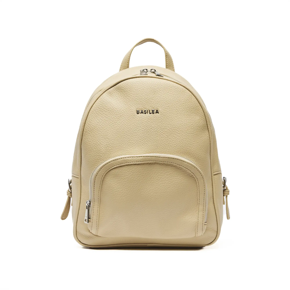 MOCHILA DE PU GRANEADO CON DETALLES ART MO0116B CAÑ