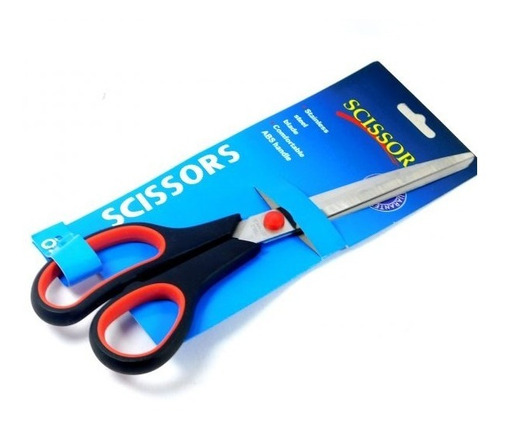 TIJERA MANGO PLASTICO 8.5" ART L211210025 AAO