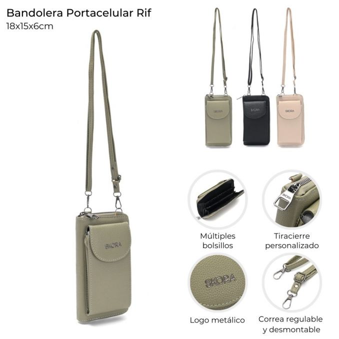 BANDOLERA PORTACELULAR RIF ART 39858 GAÑ
