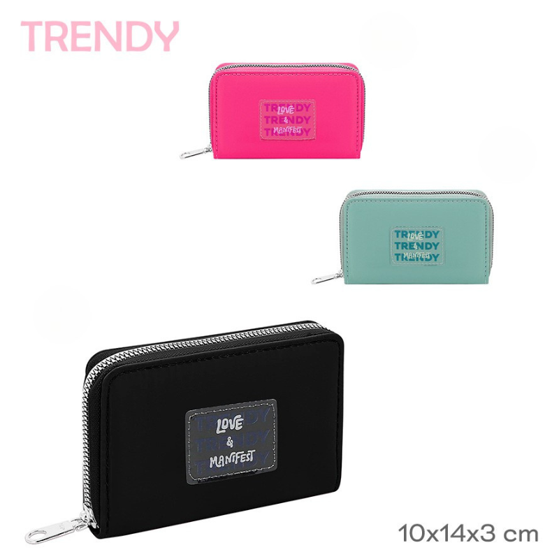 BILLETERA TRENDY SIMPLE 10X14X3CM ART 30252 IAÑ