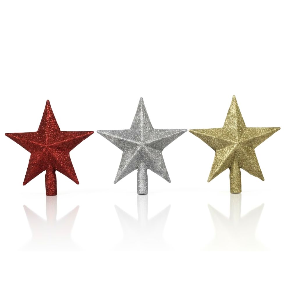 PUNTAL ESTRELLA ESCARCHADA 20CM ART XM0123 NAVI JAO
