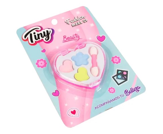 SET DE MAQUILLAJES CORAZON TINY 3 TONOS ART 3200 KAÑ