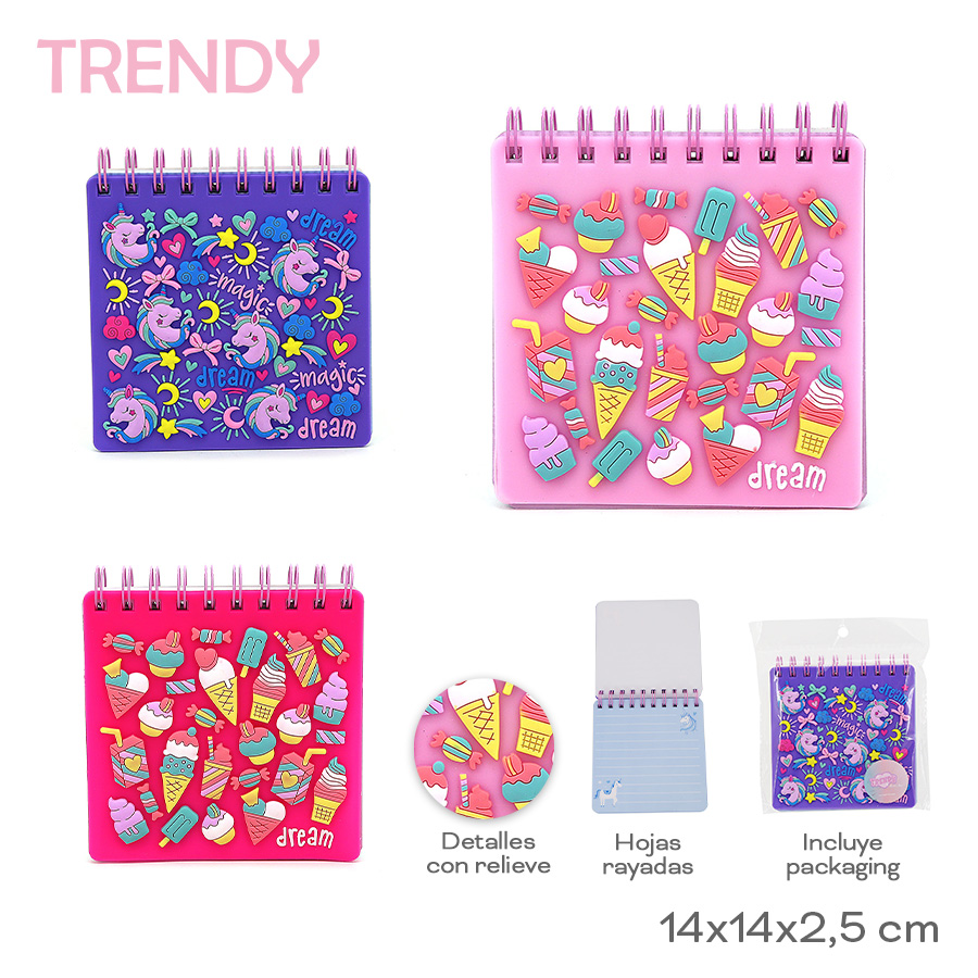 ANOTADOR TRENDY PINS ART 30605 IAÑ