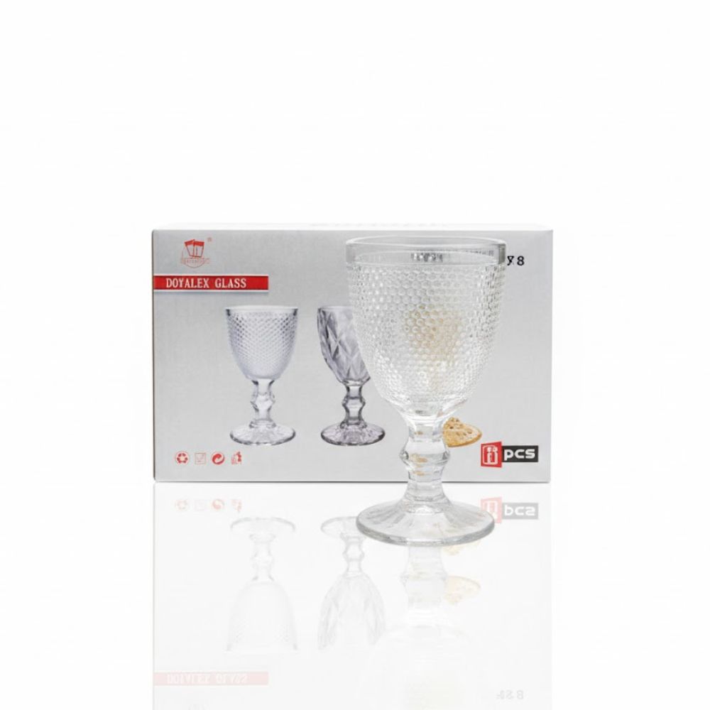 COPA X 6 - 370CC - 16.5CM VIDRIO ART 003-23356 LAÑ