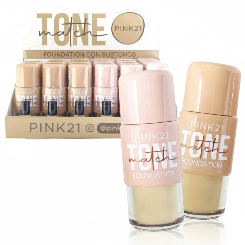 MAQUILLAJE FLUIDO TONE PINK ART CS6142 KAÑ