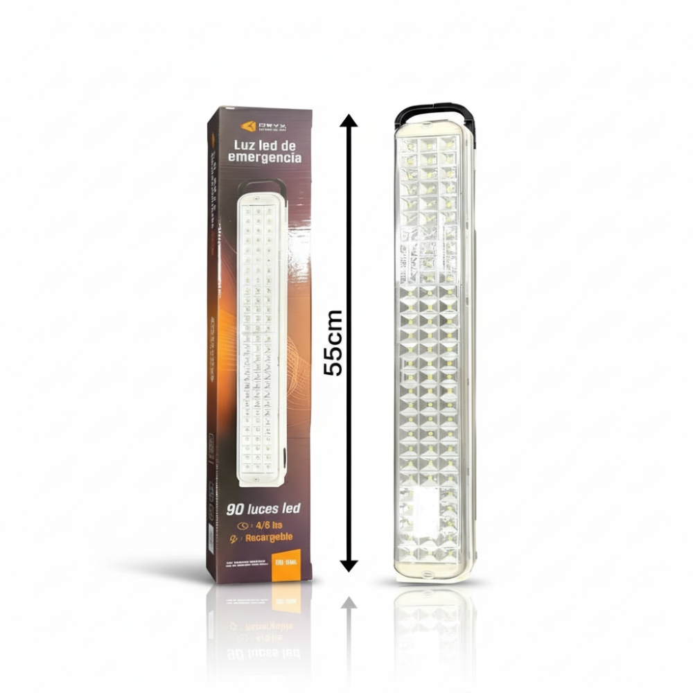 LUZ DE EMERGENCIA 90LED USB ART OR-90L EAO