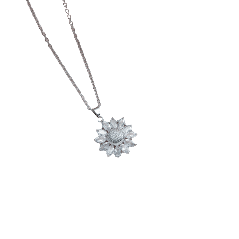 CADENA ACERO DIJE BRONCE FLOR BZCADI379 AAO