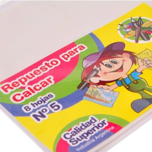 HOJA DE CALCAR Nº5 X 8HJS ART PC9502 AAO