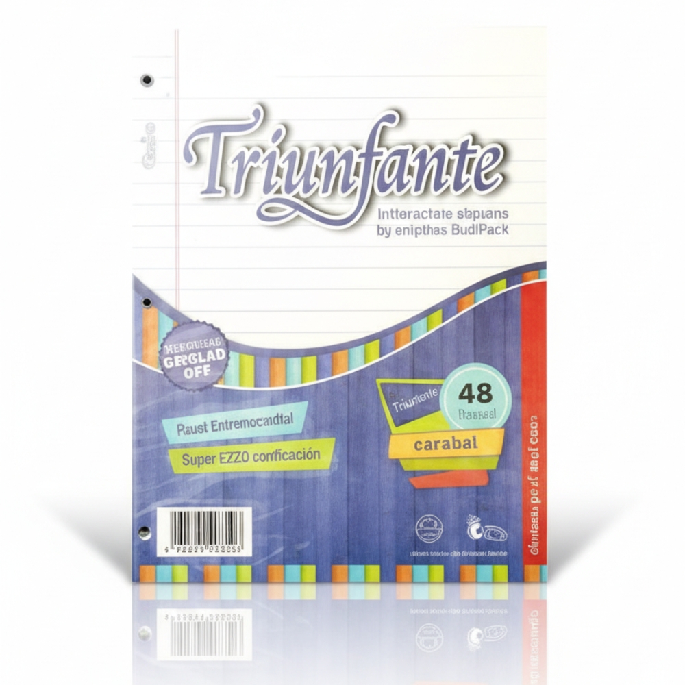 REPUESTO TRIUNFANTE X 48 HJS Nº3 RAYADAS ART 569128 BAO