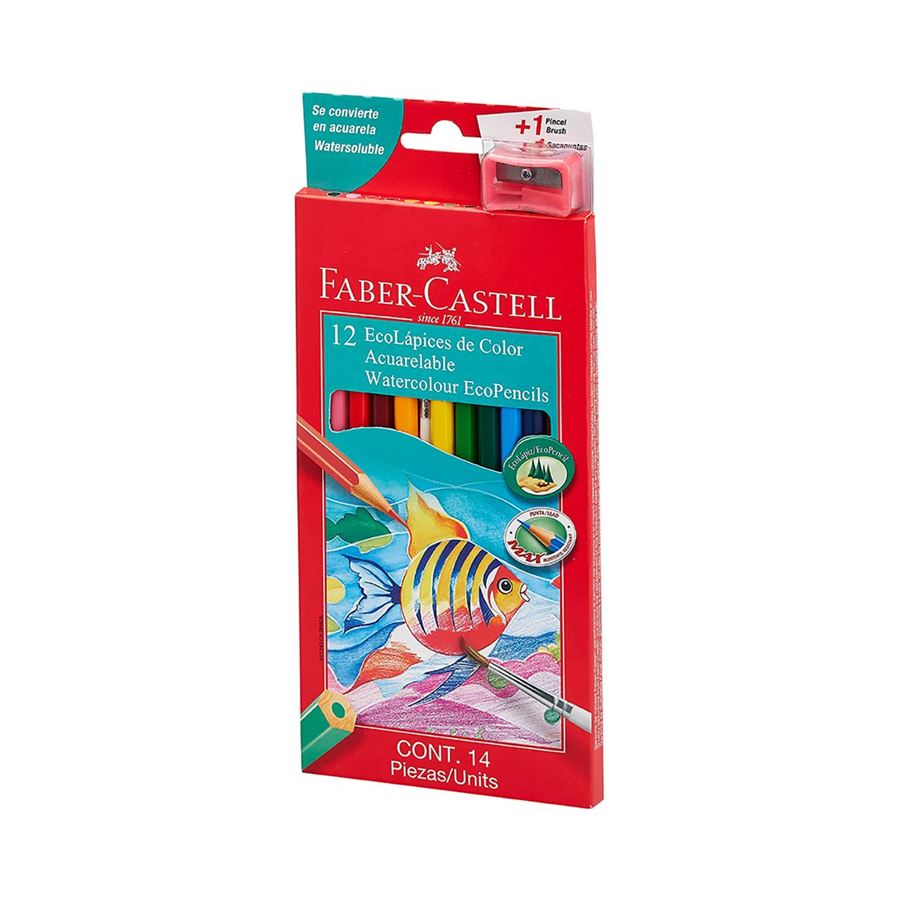 ECOLAPICES DE COLOR ACUARELABLES X12 ART 310312 BAO