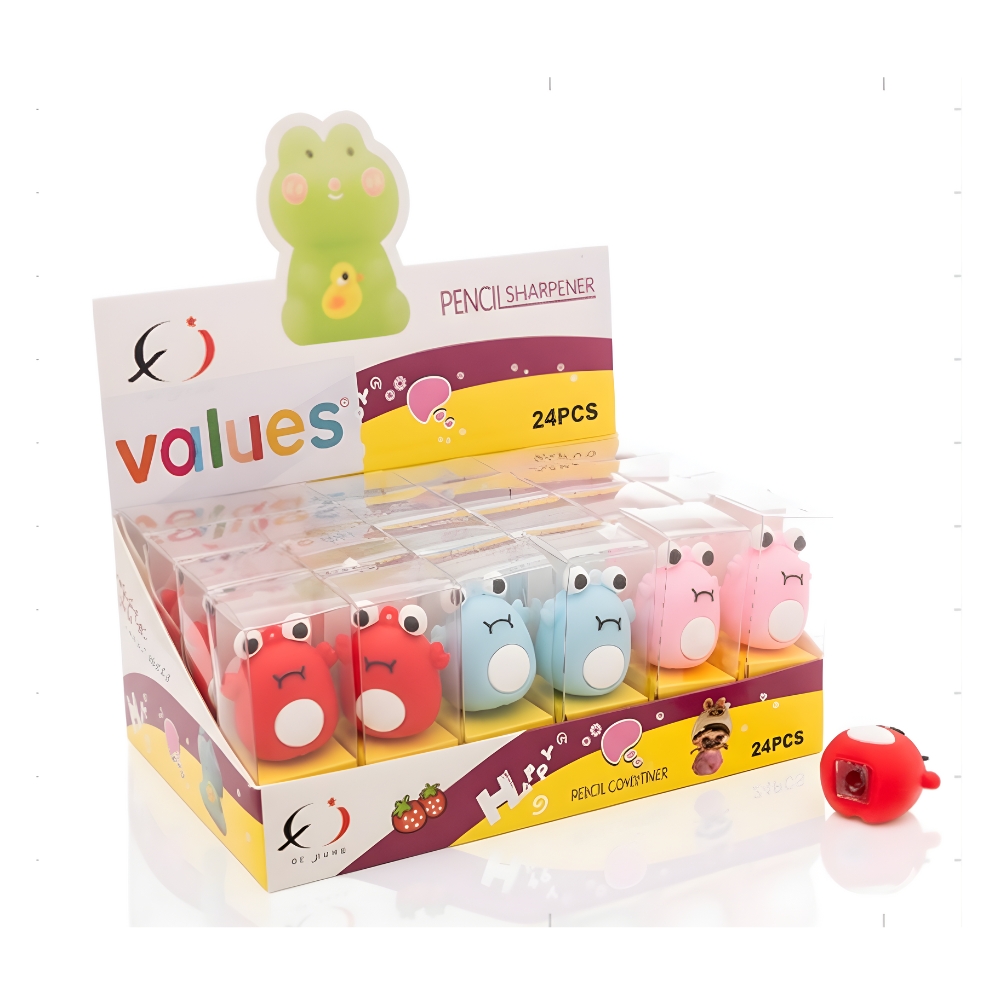 SACAPUNTAS FANTASIA SILICONA SAPITO ART WJA108 BAO