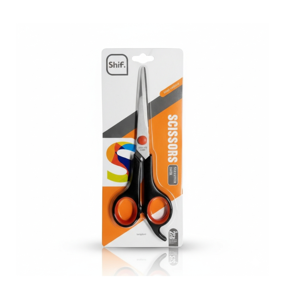 TIJERAS OFICINA 17,5 CM SHIF BLISTER ART WJA181 BAO