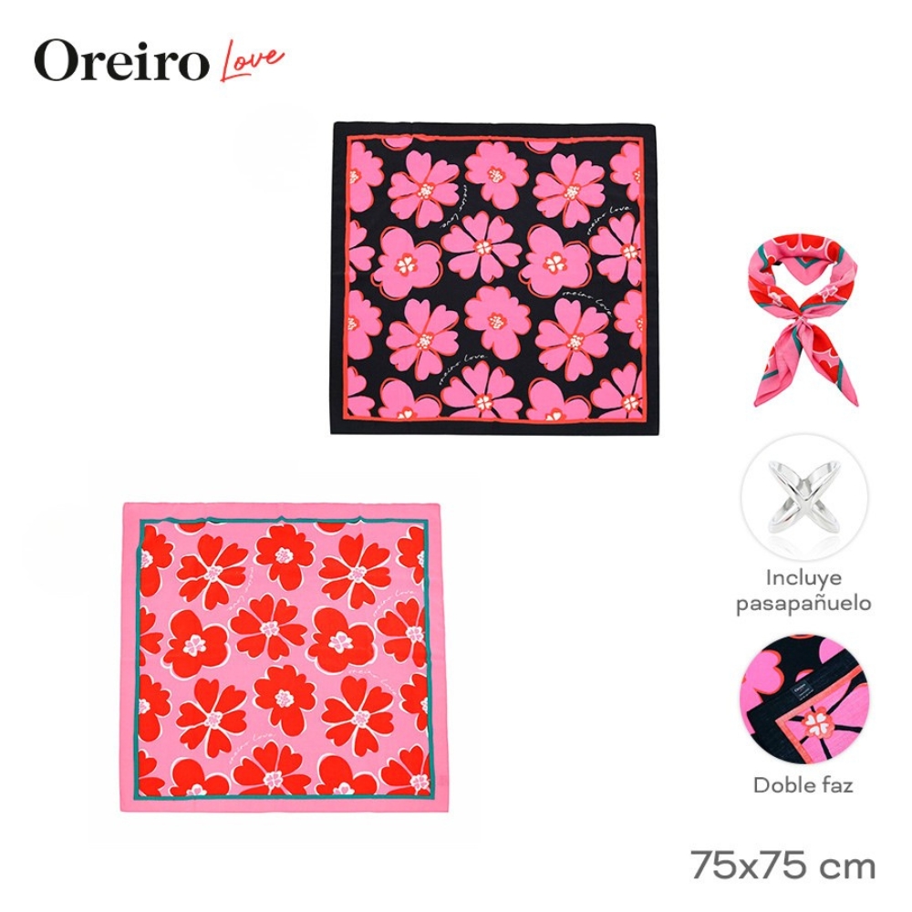 PAÑUELO LAS OREIRO 76X75CM ART 31144  BAO