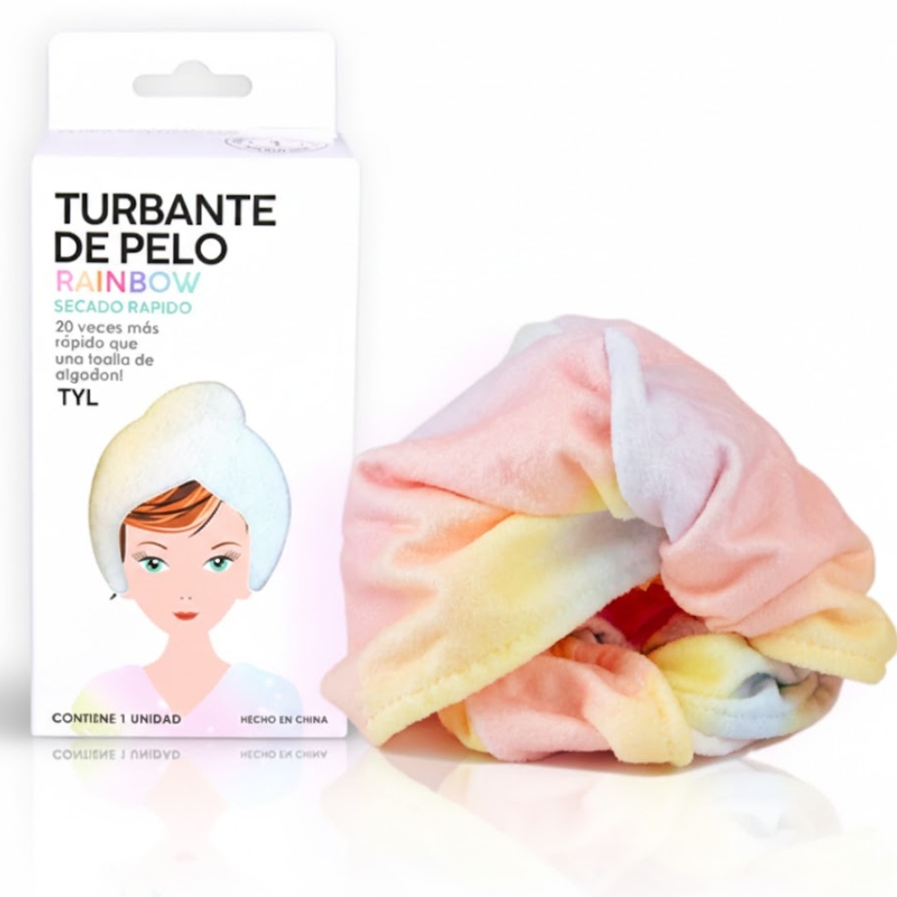 TURBANTE P/ CABELLO RAINBOW ART TYL2069 BAO