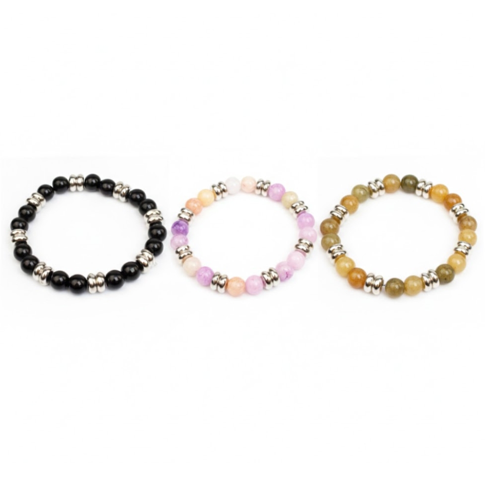PULSERA ELASTICA CRACK GLASS ART BR3695 AAO