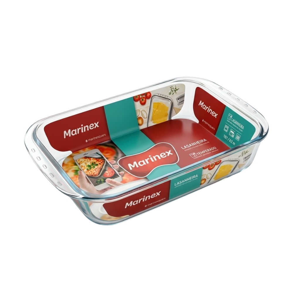 FUENTE CLASICA RECT LASAG 3.7LT 36X22CM ART 653703 CAO