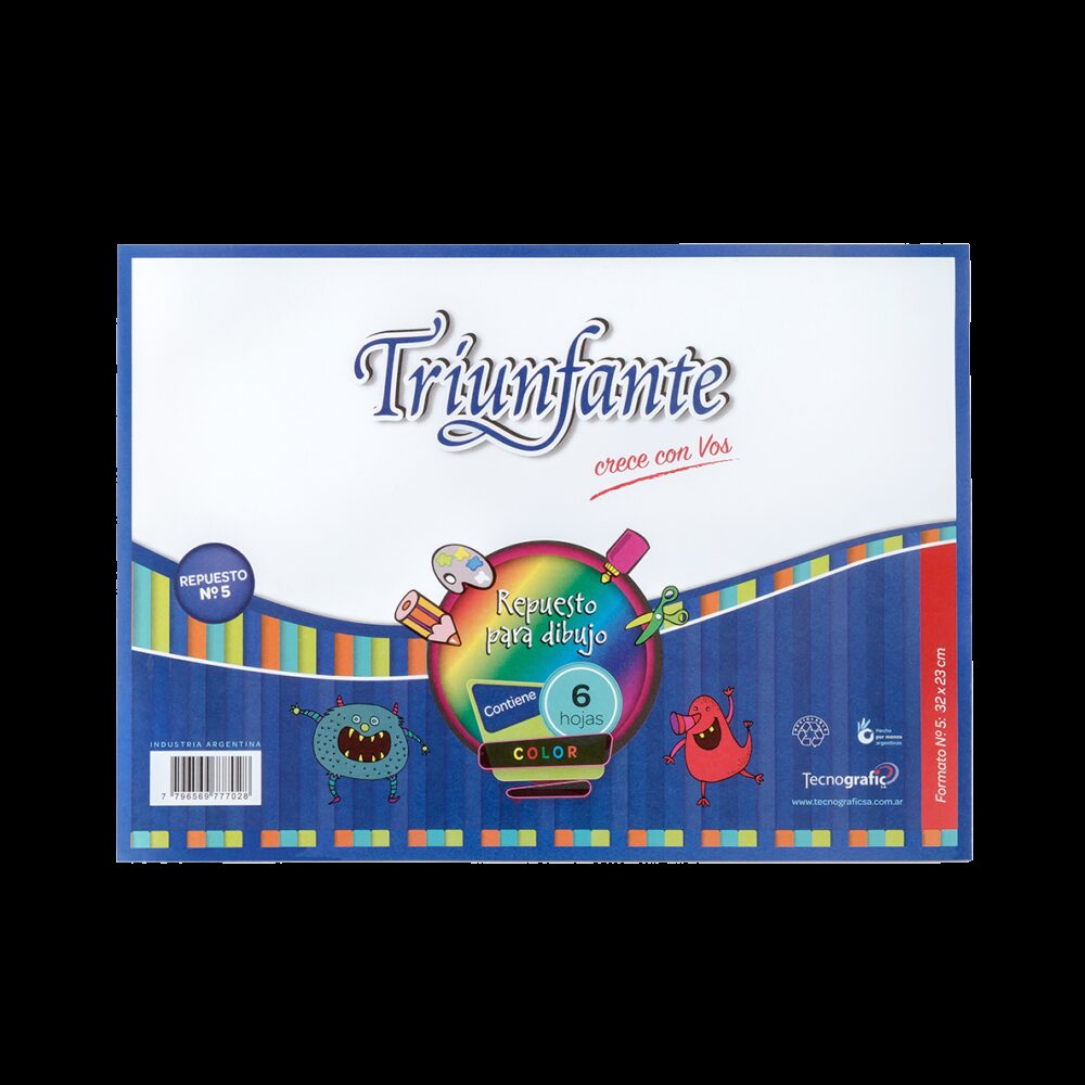 REPUESTO PARA DIBUJO TRIUNFANTE N5 COLOR ART 777028 AAO