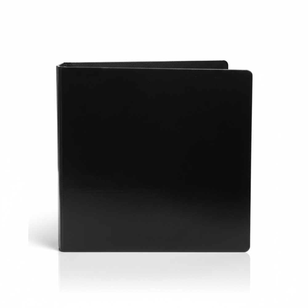 CARPETA FIBRA NEGRA 3 ANILLOS X40CM EZCO 203400 BAO