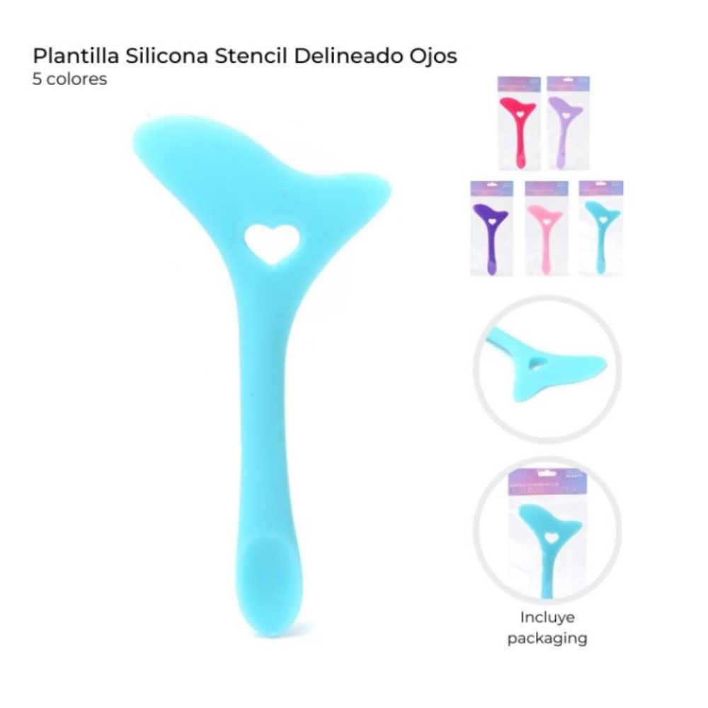 PLANTILLA SILICONA STENCIL DELINEADO OJOS ART 38947 CAO
