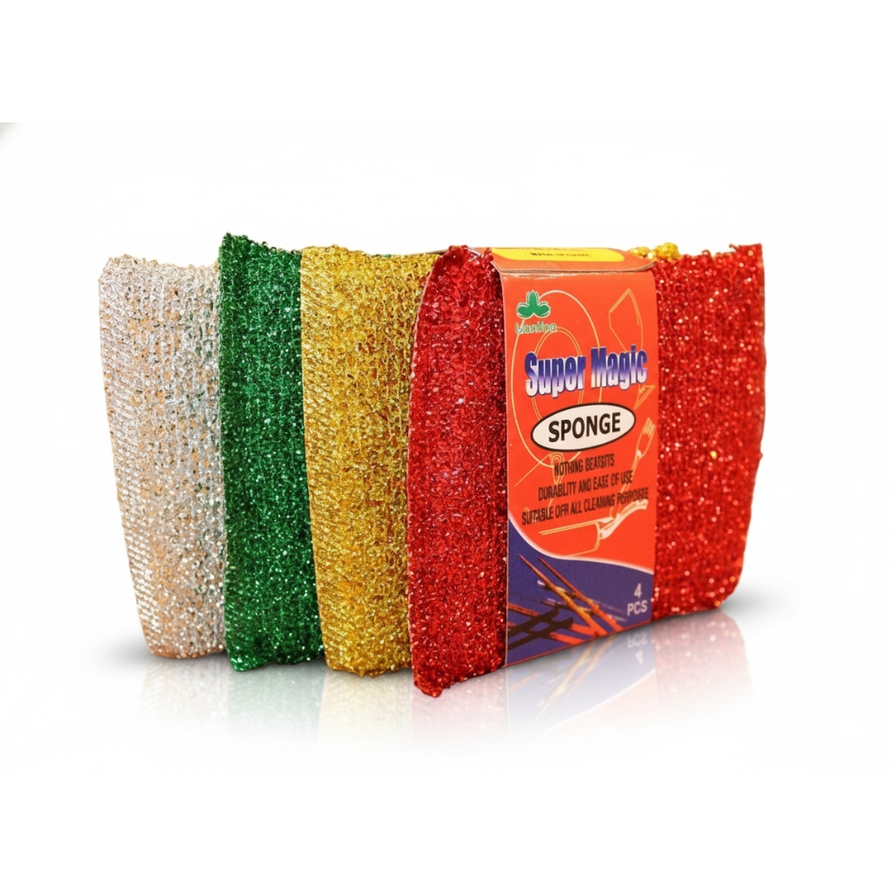 ESPONJA DE COCINA X4 UND ART AB-30165 CAO