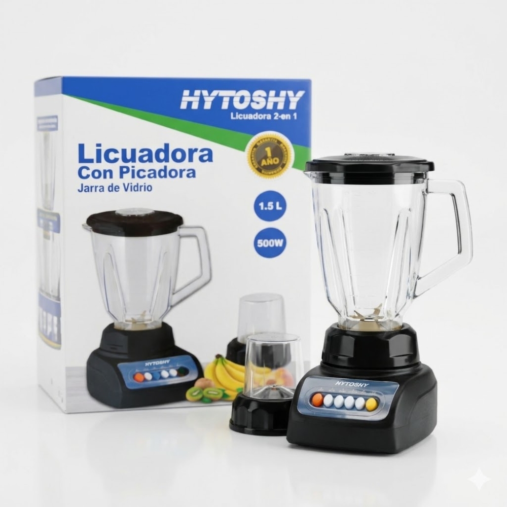 LICUADORA DE VIDRIO  1.5L 500W ART HY-999G FAO
