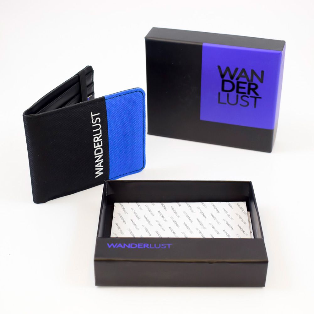 BILLETERA HOMBRE WANDERLUST C/ELASTICO EN CAJA ART 31108 CAO