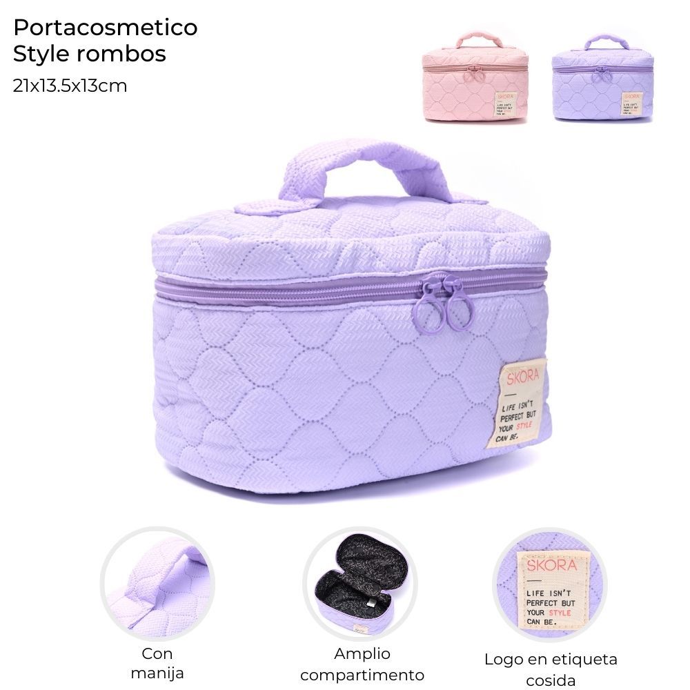 PORTACOSMETICO STYLE ROMBOS ART 41031 CAO