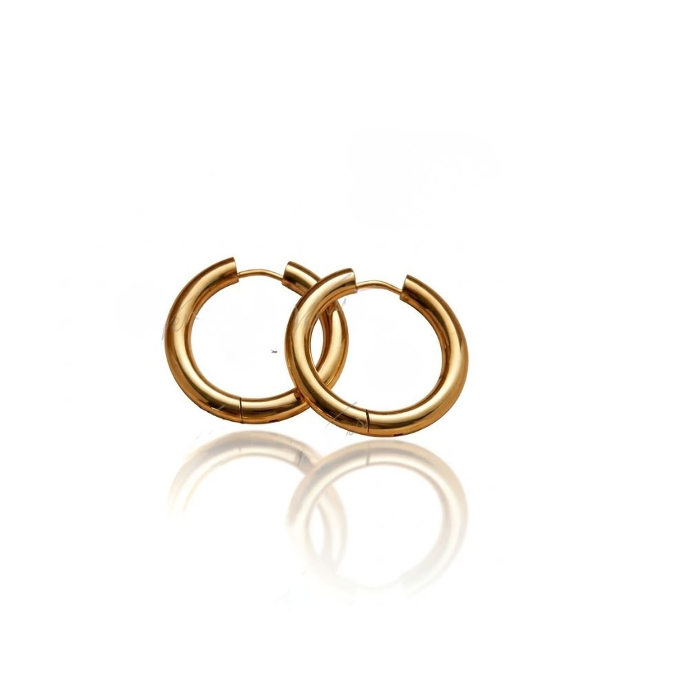 ARO ARGOLLA ACERO DORADO C/CLIP INTERNO XPAR AR3124D CAO