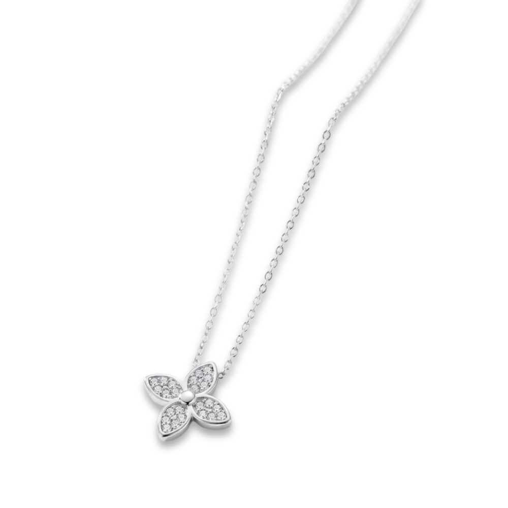 CADENA ACERO BLANCO C/ DIJE STRASS ACADI867P CAO