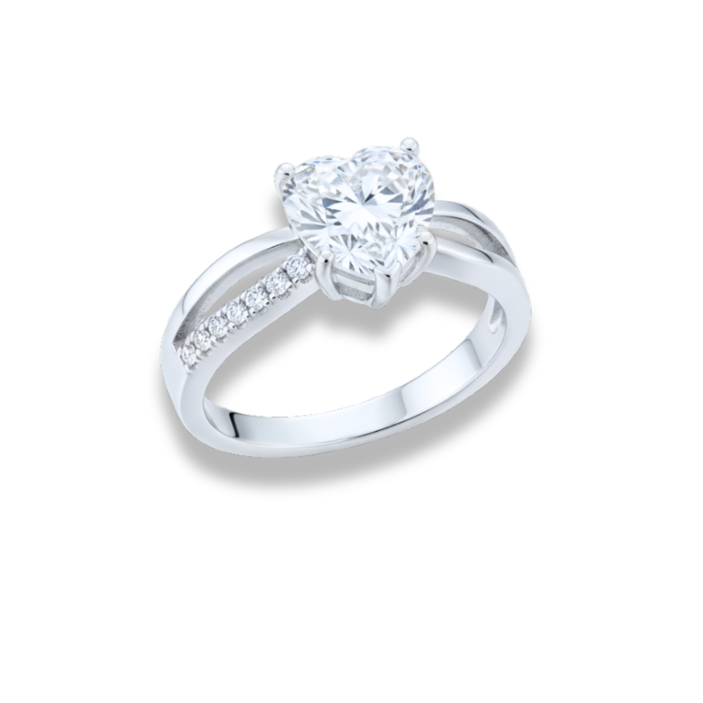 ANILLO BRONCE BLANCO MICROPV C/CUBIC XUN AN592P CAO