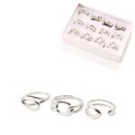 ANILLO BRONCE BLANCO C/FORMA CALADO XUN AN632P CAO