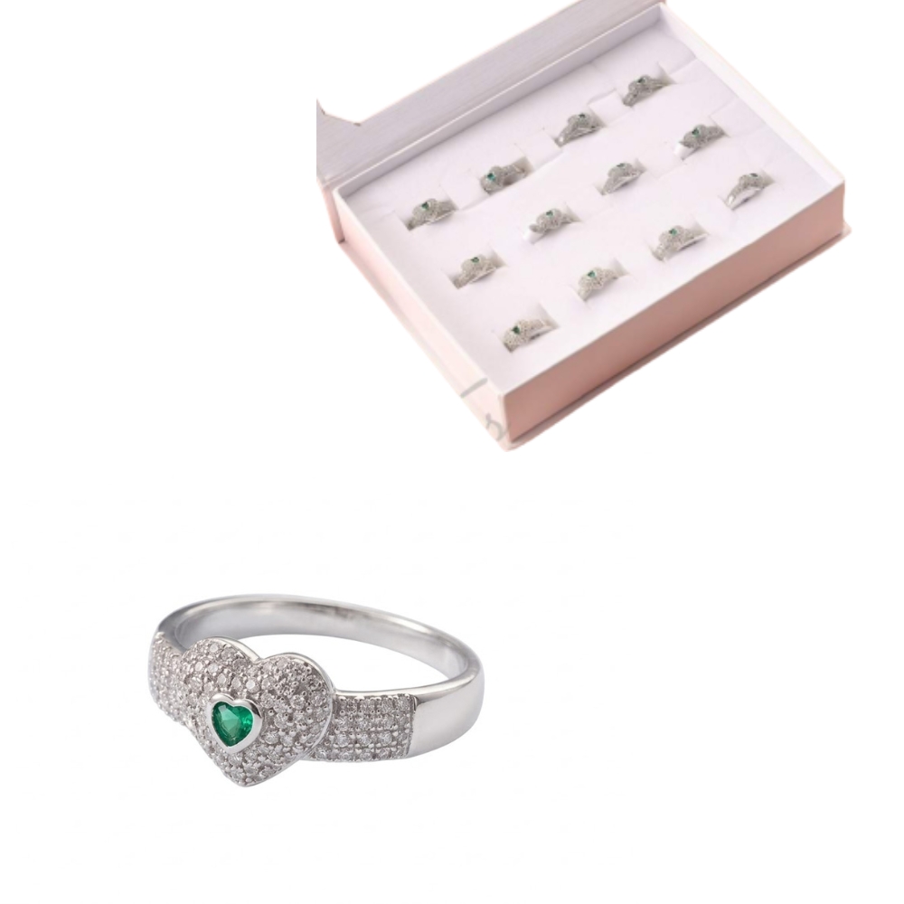 ANILLO BRONCE MICROPAVE XUN AN649 CAO