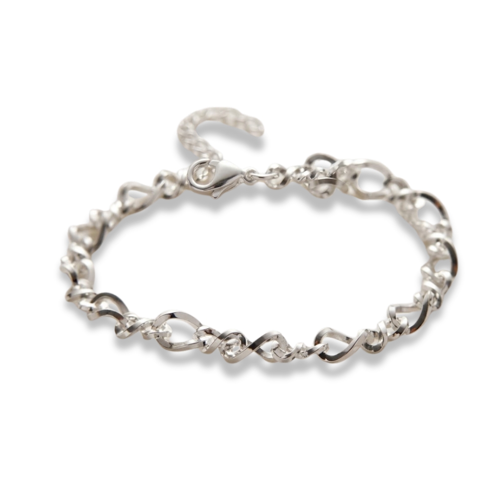 PULSERA ACERO BLANCO X18CM APU163P CAO