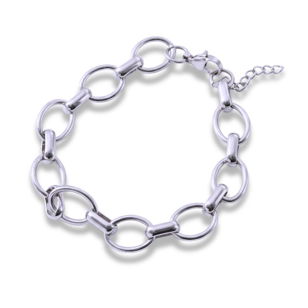 PULSERA ACERO BLANCO CADENA ESPECIAL APU225P CAO