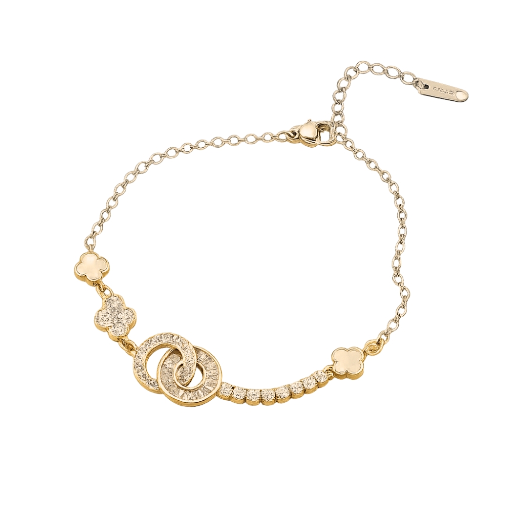 PULSERA BRONCE DORADO C/MICROPAVE APUDI599D CAO
