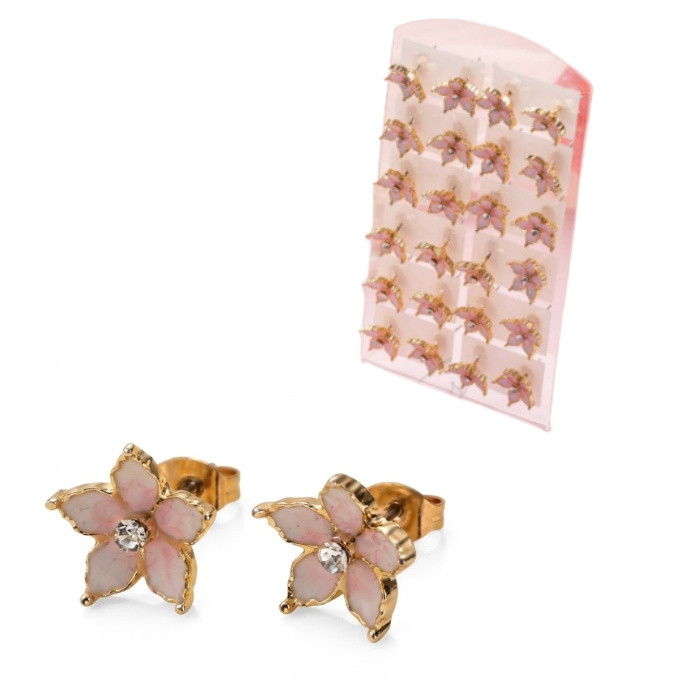 ARO PASANTE ACERO DORADO FLOR XBLISTER AR1457D CAO