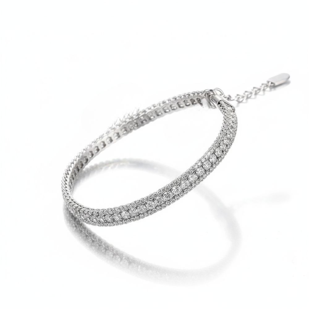 PULSERA ACERO ANCHA C/BOLITAS APUDI407 CAO