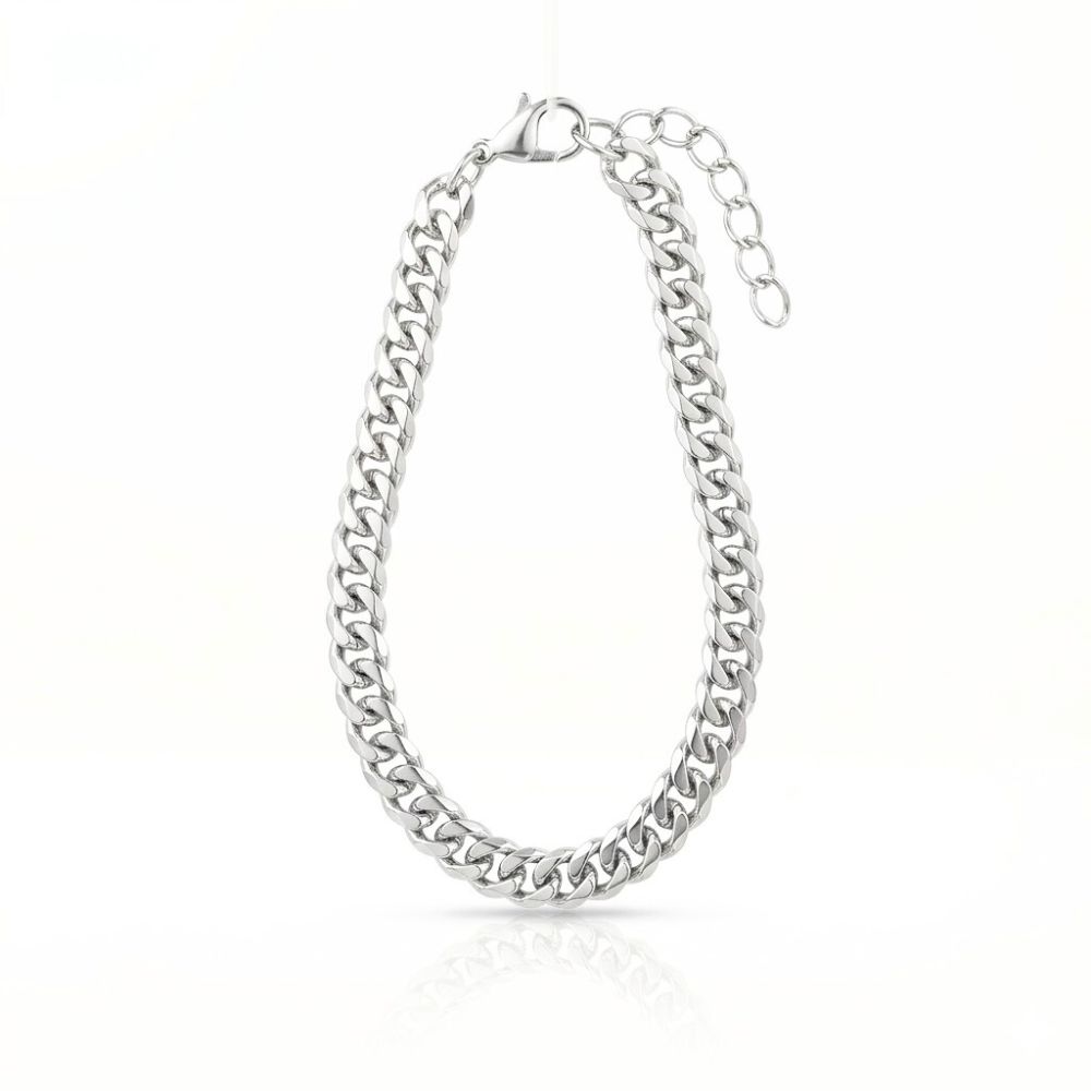 PULSERA ACERO BLANCO GRUESA APU241P CAO
