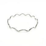 PULSERA ACERO BAÑO BLANCO RIGIDA APU203P CAO