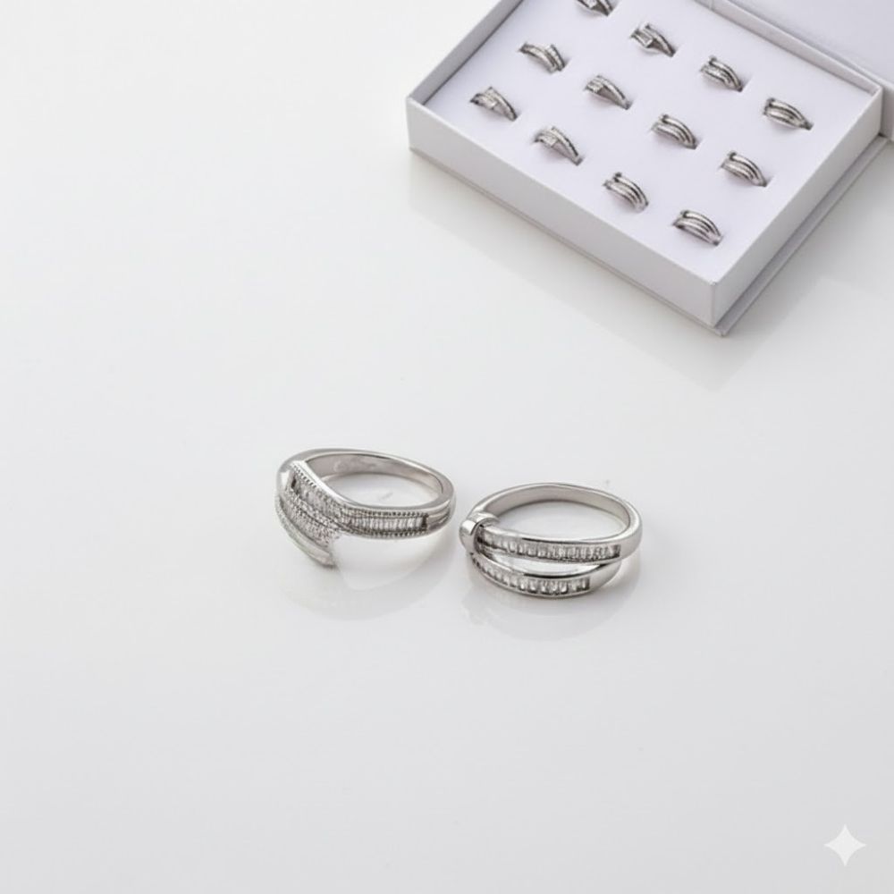 ANILLO BRONCE C/MICROPAVE X UND ART AN656 CAO