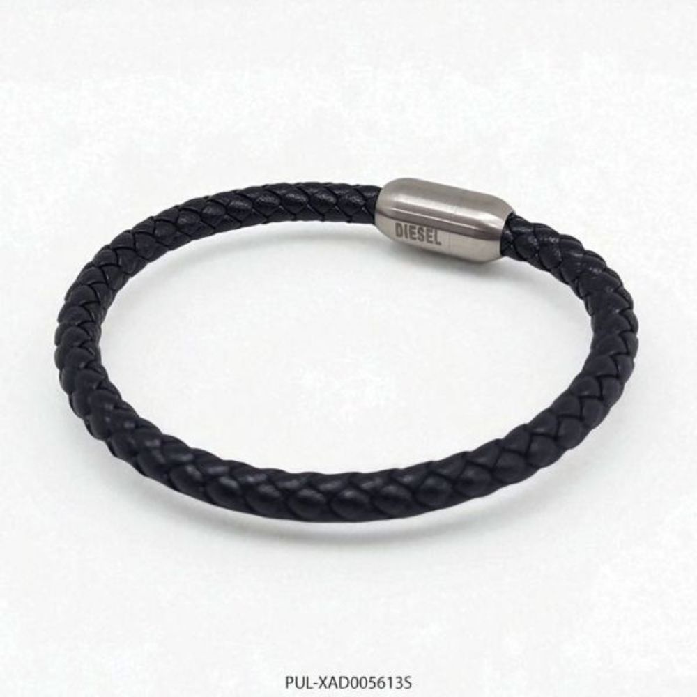 PULSERA CUERO NEGRO ART XAD005613S AAO