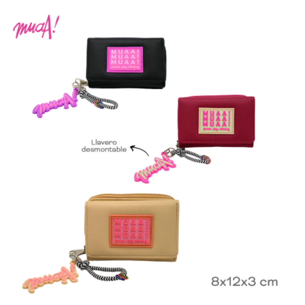 BILLETERA CORTA MUAA DOBLE ART 28728 DAO