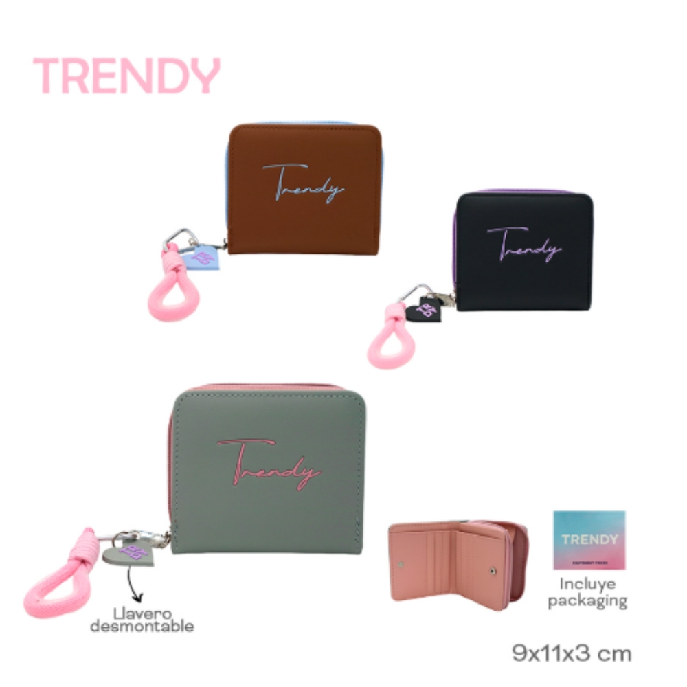 BILLETERA CORTA TRENDY DAMA ART 29057 DAO
