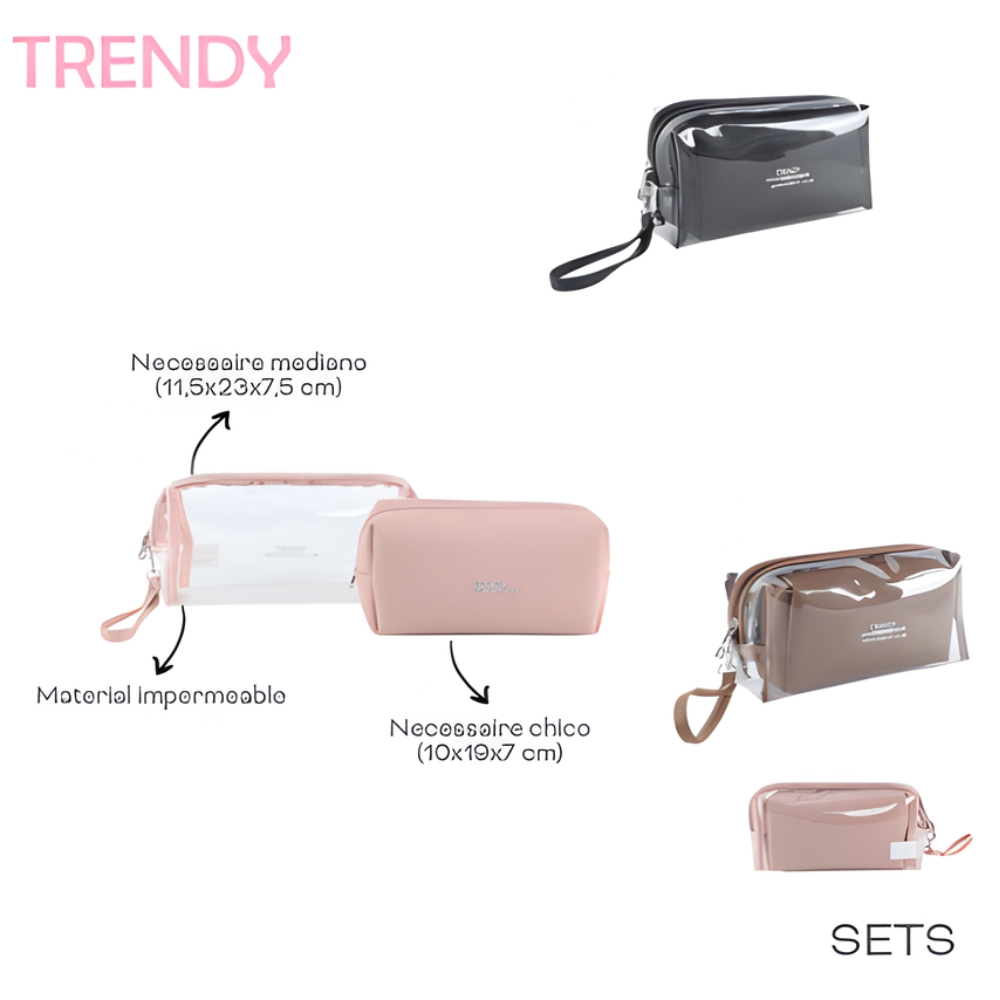 PORTACOSMETICO TRENDY SETX2 ART 29341 DAO