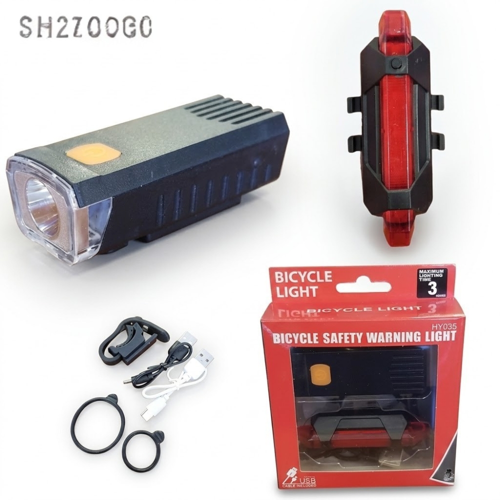LUZ PARA BICI FRONTAL Y TRASERA ART SH271 DAO