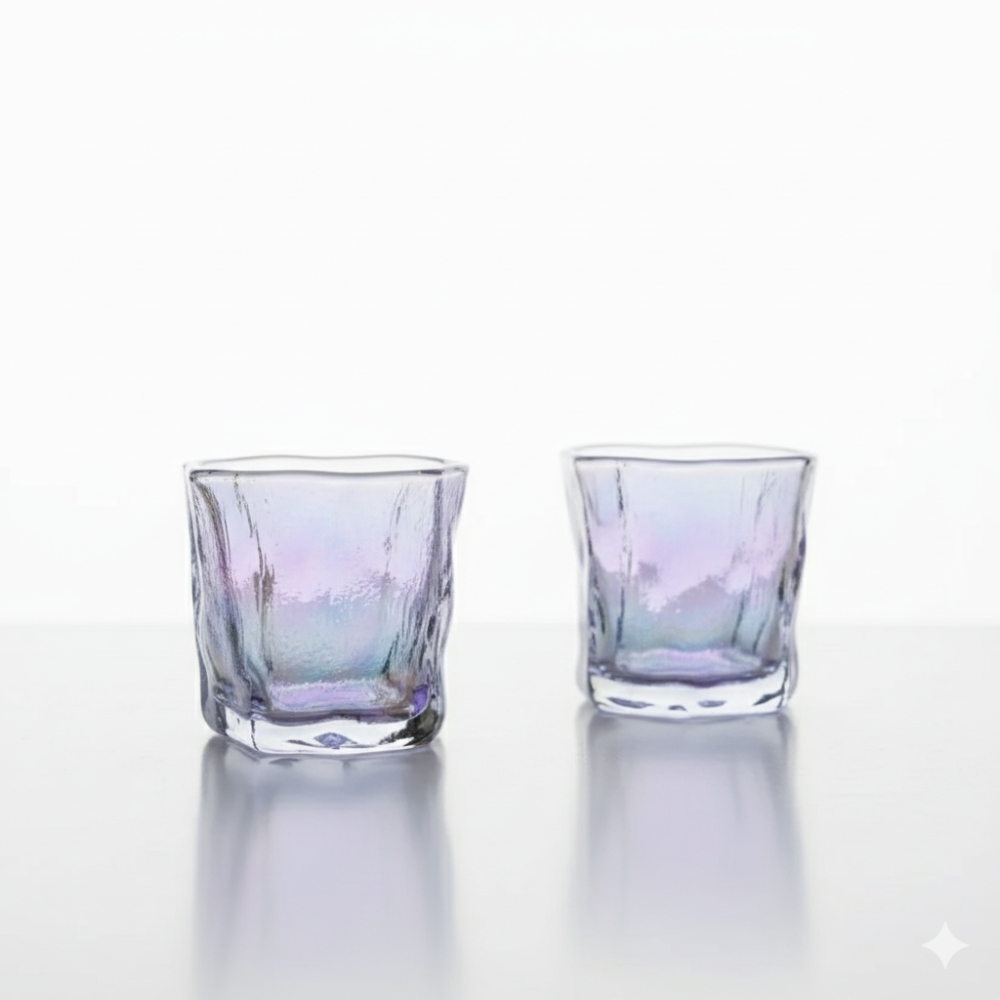 SET X6 VASOS BAJOS GLACIER TORNASOL ART RM42-81 CAO