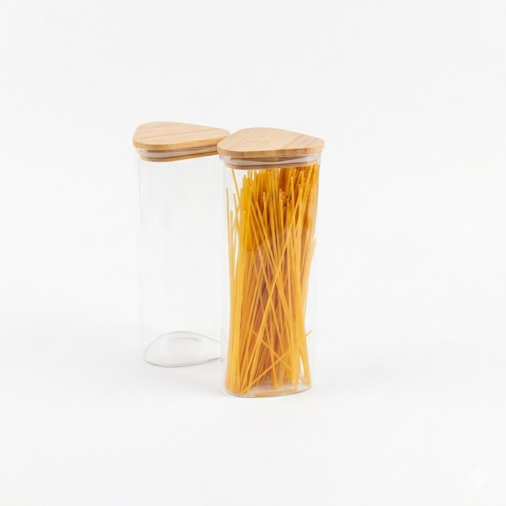 FRASCO VIDRIO C.TAPA BAMBOO C.SELLO 1600ML ART NS358978 CAO
