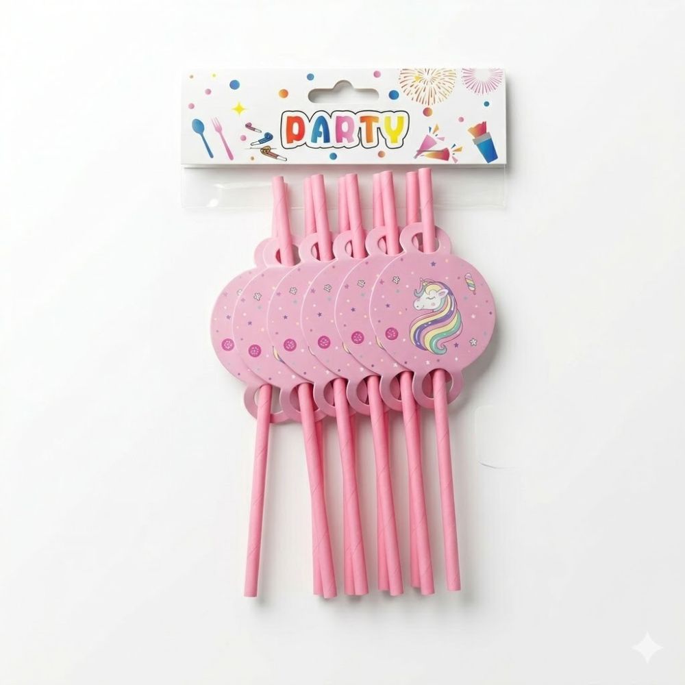 SORBETE PAPEL X10U 20CM UNICORNIO NS413411 CAO